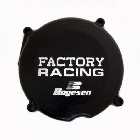 Couvercle d'allumage BOYESEN Factory Racing alu noir Honda CR250R