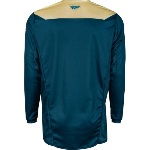 Maillot FLY RACING Kinetic Reload - Ivory/Navy/Cobalt