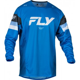 Maillot enfant FLY RACING Kinetic Prix - Bright Blue/anthracite/blanc