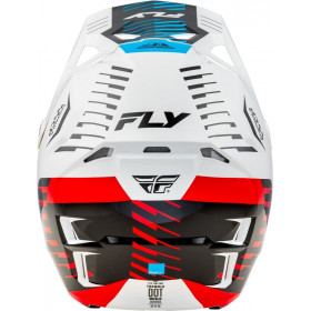Casque FLY RACING Formula CP Slice - blanc/rouge/cyan