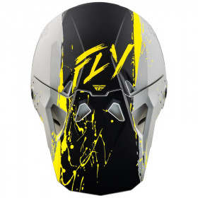 Casque FLY RACING Formula CP Manic - gris matte/noir/jaune