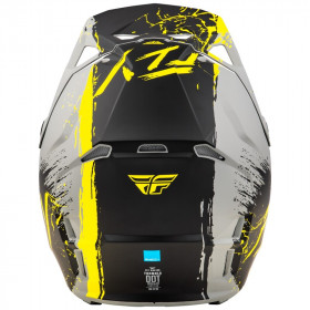 Casque FLY RACING Formula CP Manic - gris matte/noir/jaune