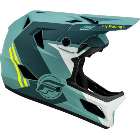 Casque enfant vélo FLY RACING Rayce - Matte Blue Stone/Hi-Vis Casque enfant vélo FLY RACING Rayce - Matte Blue Stone/Hi-Vis