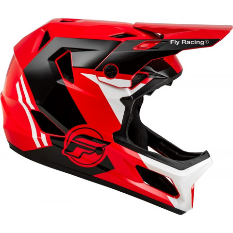 Casque enfant vélo FLY RACING Rayce - rouge/noir/blanc Casque enfant vélo FLY RACING Rayce - rouge/noir/blanc