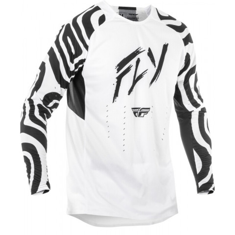 Maillot FLY RACING Evolution DST L.E. Abyss - blanc/noir