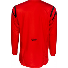 Maillot FLY RACING Kinetic Center - rouge/noir