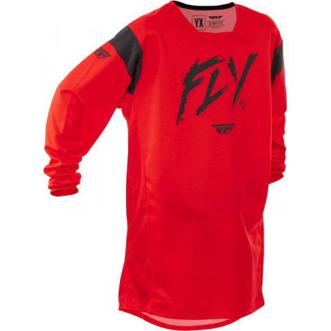 Maillot enfant FLY RACING Kinetic Stoke -  rouge/noir