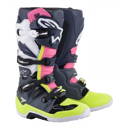 TECH 7 DARK GRAY DARK BLUE PINK FLUO 11
