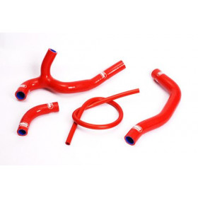 Durites de radiateur SAMCO kit transformation Y rouge - 4 durites Honda CRF450R