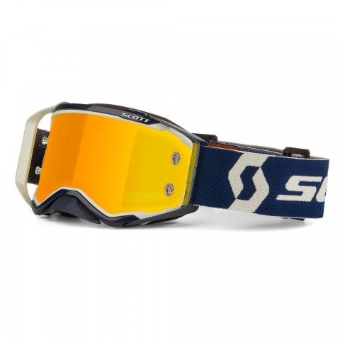 SCO GOGGLE PROSPECT GR/DARK BLUE ORA CHR