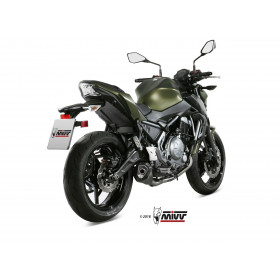 Ligne complète MIVV Delta Race inox silencieux inox noir/casquette carbone Kawasaki Z650