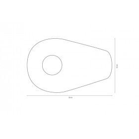 HIGHSIDER smart Alu mounting plates INDY SPACER for YAMAHA MT 07/09/10, set