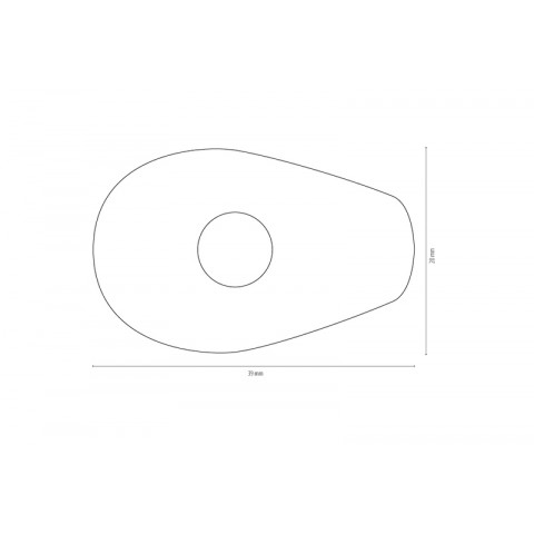 HIGHSIDER smart Mounting plates INDY SPACER for various YAHMAHA, Set