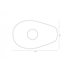 HIGHSIDER smart Mounting plates INDY SPACER for various YAHMAHA, Set