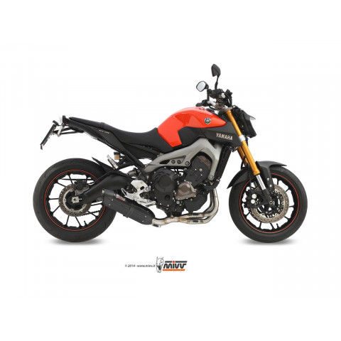 Ligne complète MIVV SUONO acier noir Yamaha MT-09