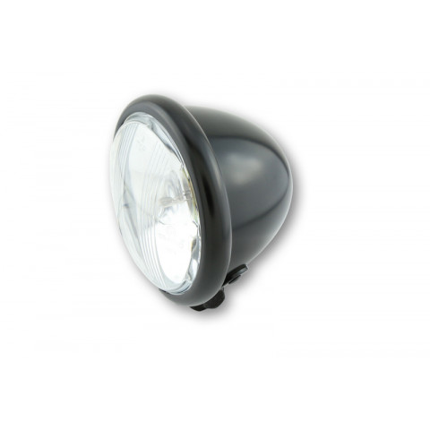 HIGHSIDER smart HIGHSIDER smart 4 1/2 inch headlight Bates-Style, black silk matt