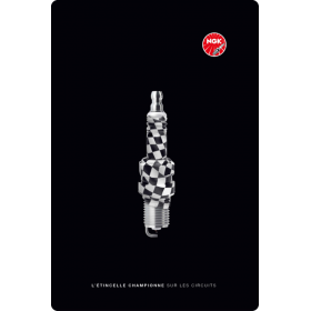 Plaque vintage collector NGK 