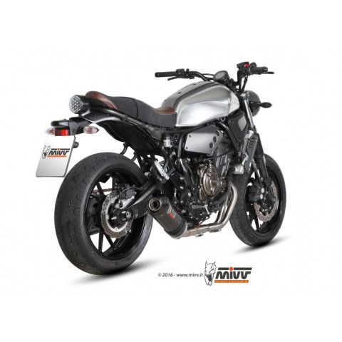 Ligne complète MIVV Oval inox silencieux carbone Yamaha XSR700