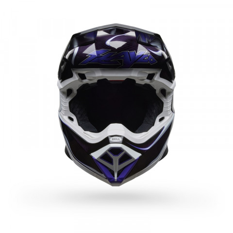 Casque BELL Moto-10 Spherical - Slayco 25 Gloss Black/White