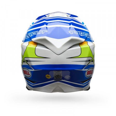 Casque BELL Moto-10 Spherical - Pro Circuit 25 Gloss Blue/White