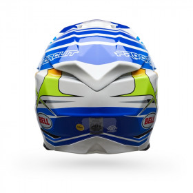 Casque BELL Moto-10 Spherical - Pro Circuit 25 Gloss Blue/White