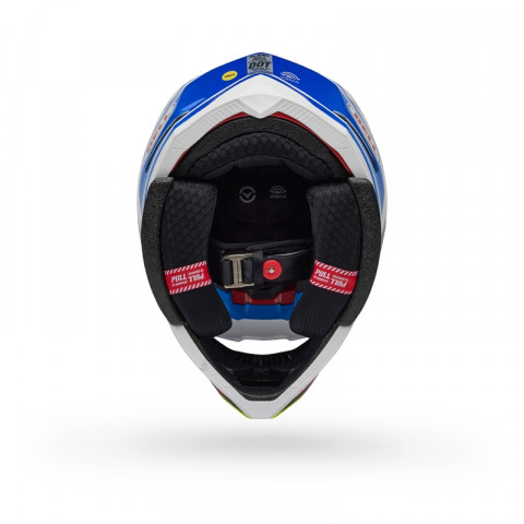 Casque BELL Moto-10 Spherical - Pro Circuit 25 Gloss Blue/White