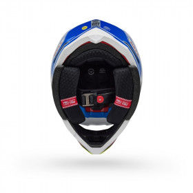 Casque BELL Moto-10 Spherical - Pro Circuit 25 Gloss Blue/White