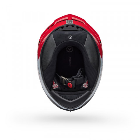 Casque BELL Race Star DLX Flex - Corsa Red/White