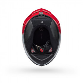 Casque BELL Race Star DLX Flex - Corsa Red/White