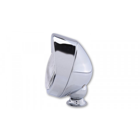 SHIN YO Spotlight 90mm With Visor, Chrome, H3