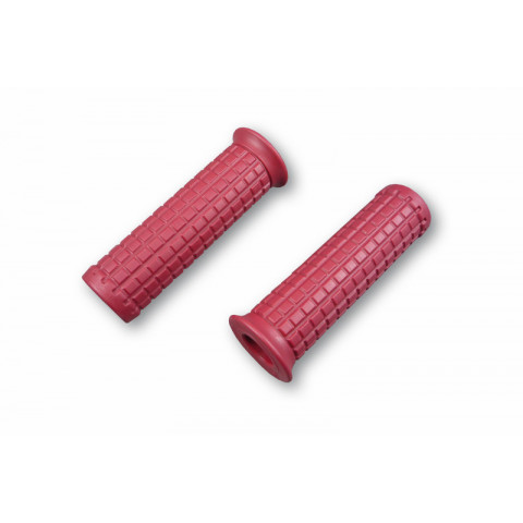 SHIN YO Custom Old Style Grips 1 inch (25,4 mm) dark red pair