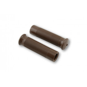 SHIN YO Handlebar Grips Custom Retrostyle for 7/8 Inch Handlebars (22mm) in brown