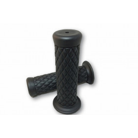 SHIN YO Custom Diamond Style Grips 1 inch black pair