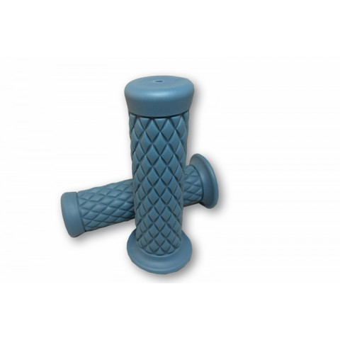 SHIN YO Custom Diamond Style Grips 1 inch blue pair