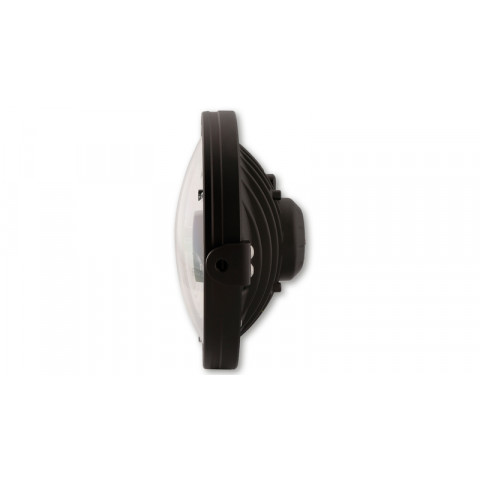 HIGHSIDER pro 7 inch LED headlight FRAME-R1 TYPE 3, black, side mount