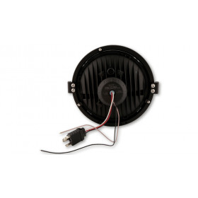 HIGHSIDER pro 7 inch LED headlight FRAME-R1 TYPE 3, black, side mount