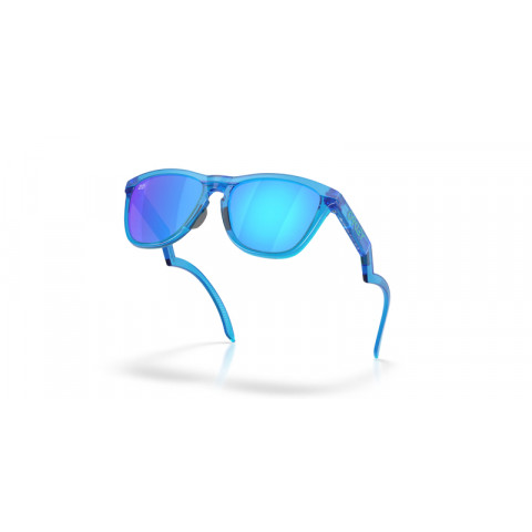 Lunettes de soleil OAKLEY Frogskins™ Hybrid Fabio Quartararo Signature Series Matte Acid Blue - verres Prizm Sapphire