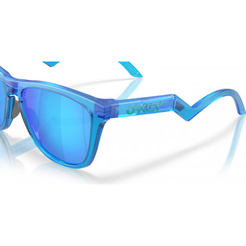 Lunettes de soleil OAKLEY Frogskins™ Hybrid Fabio Quartararo Signature Series Matte Acid Blue - verres Prizm Sapphire