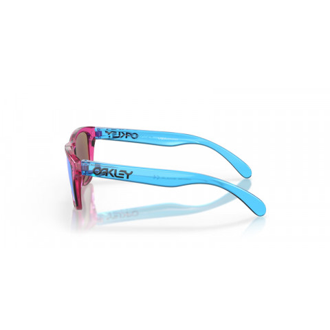 Lunettes de soleil OAKLEY Frogskins XXS Acid Pink - verres Prizm Sapphire
