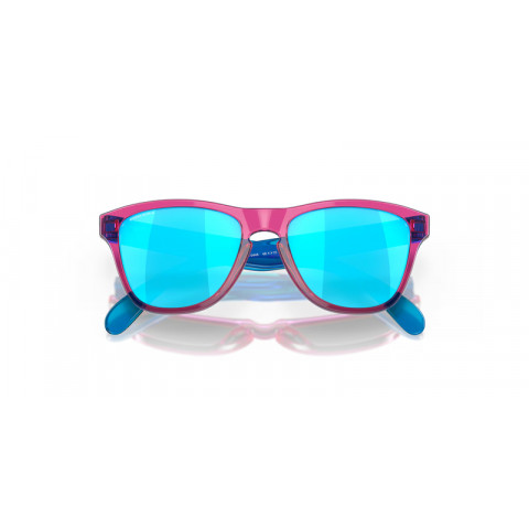 Lunettes de soleil OAKLEY Frogskins XXS Acid Pink - verres Prizm Sapphire