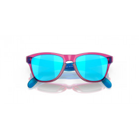 Lunettes de soleil OAKLEY Frogskins XXS Acid Pink - verres Prizm Sapphire