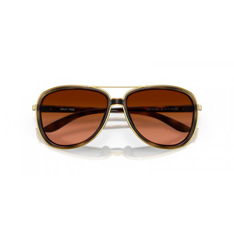 Lunettes de soleil OAKLEY Split Time Brown Tortoise - verres Prizm Brown Gradient