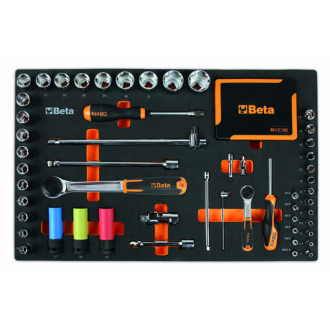 Combinaison d’ameublement d’atelier RSC50 2.0 BETA TOOLS avec 223 outils