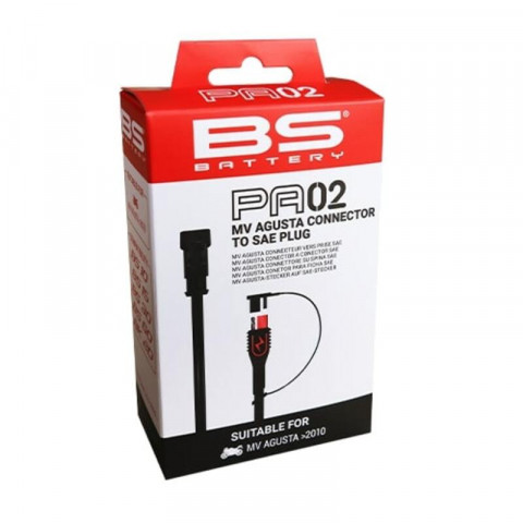 Câble adaptateur BS BATTERY PA02 - connecteurs SAE vers MV Agusta