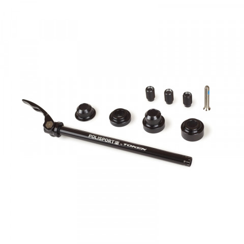 Axe traversant universel POLISPORT pour remorques de vélo - 12mm