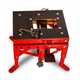 Lève-moto hydraulique VECTOR rouge (roues non incluses)