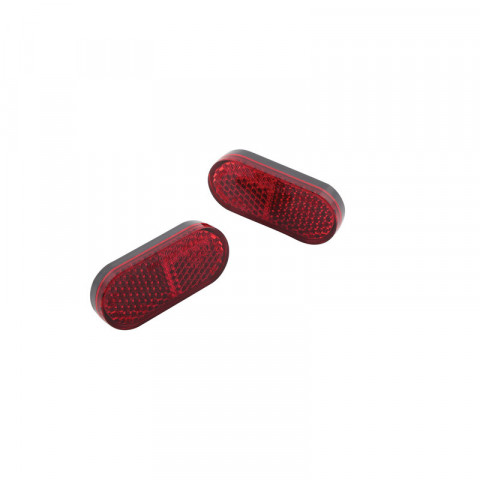 SHIN YO Reflector, Red, Rounded, Adhesive Tape, 50x22mm