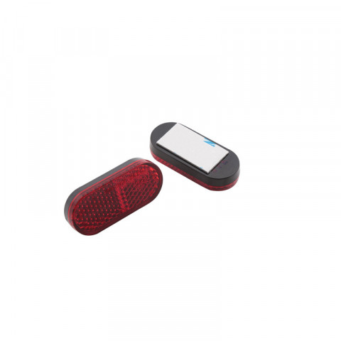SHIN YO Reflector, Red, Rounded, Adhesive Tape, 50x22mm