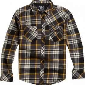 DECKER LS FLANNEL BLACK S