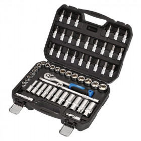 Jeu de douilles et d'embouts métriques DRAPER HI-TORQ®, 3/8" Sq. Dr. (58 pièces)